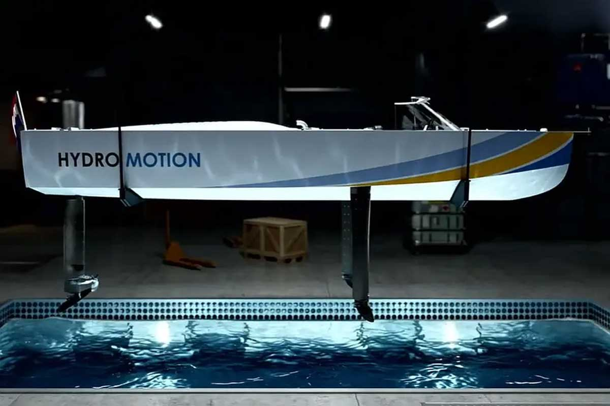 סירת מימן נוזלי: Hydro Motion מציגה את אב הטיפוס שלה