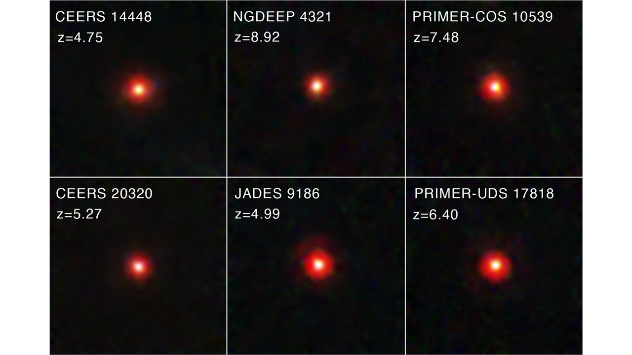 JWST פותר במלואו את התעלומה של "נקודות אדומות קטנות"